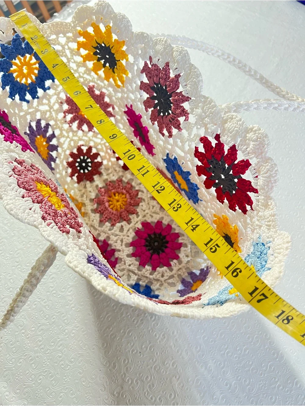 N/A crochet tote